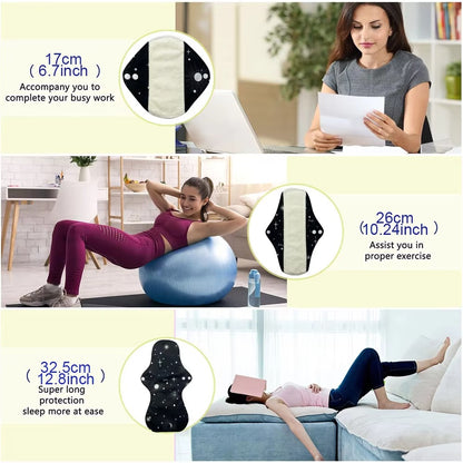 Reusable Organic Bamboo Menstrual Pads